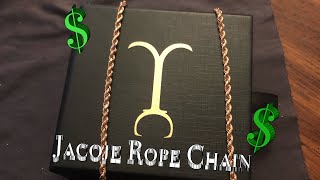 Jacoje Jewelry Unboxing 35mm Rose Rope  Comparison [upl. by Havot]