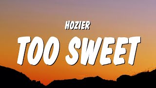 Hozier  Too Sweet Lyrics quotyoure too sweet for me i take my whiskey neatquot [upl. by Sandeep898]