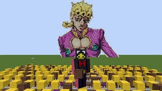 I made Giornos Theme using Minecraft Note Blocks [upl. by Arema]