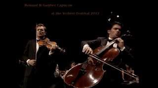 Capuçon brothers  Brahms Double Concerto  Verbier 2012  I Allegro extract Audio [upl. by Mungo]