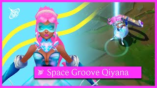 Space Groove Qiyana League of Legends Custom Skin [upl. by Enneirdna]