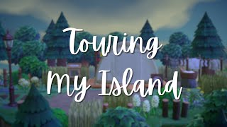 MY NATURAL amp OVERGROWN ISAND TOUR  Animal Crossing New Horizons [upl. by Cristin930]