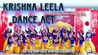 Krishna Leela Dance theme  School functions choreography  Annual day  Bng international school [upl. by Tarfe527]