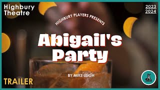 Abigails Party  Trailer  Highbury Theatre [upl. by Maribel659]