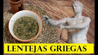 LENTEJAS al estilo de la ANTIGUA GRECIA [upl. by Alurta]