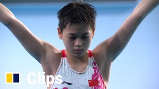 Tokyo Olympics champion Quan Hongchan wins diving gold at Chinas National Games [upl. by Dias129]