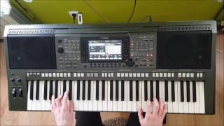 Akcent  Przez twe oczy zielone COVER YAMAHA PSR S770 [upl. by Cod734]