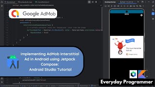 How to implement AdMob Interstitial Ads in Android using Jetpack Compose  Android Studio Tutorial [upl. by Rochella]