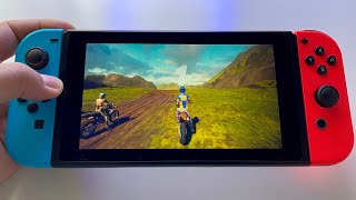 Moto Racer 4 p2  Nintendo Switch V2 handheld gameplay [upl. by Giffer]