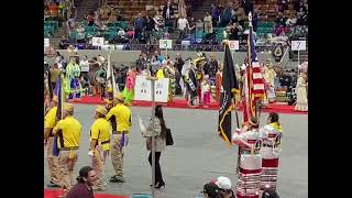 Denver March Pow Wow 2023  Grand Entry Friday evening [upl. by Enimzzaj]