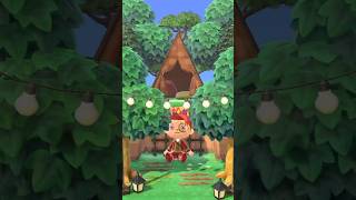 Faire une cabane dans les arbres dans animal crossing [upl. by Eirollam]