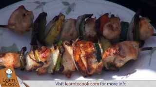 How to Grill Chicken Kebabs [upl. by Bili643]