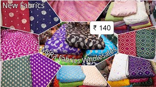 Banaras Buta Zari work ₹ 140meter l MyRa Fabrics Wholesales l HYDERABAD [upl. by Cherice]