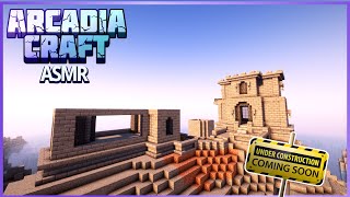 The Fortress Grows  ArcadiaCraft Server Soft Spoken ASMR 02 [upl. by Aracot]