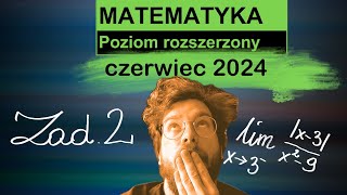 MATURA ROZSZERZONA 2024 czerwiec  Zad2 Granica lewostronna [upl. by Marijn]