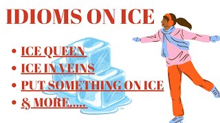 IDIOMS ON ICE 🧊 idiomphrases iceidioms [upl. by Ahseihs]