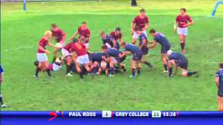 Grey College v Paul Roos Highlights [upl. by Aicilram]