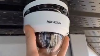 HIKVISION Dome PoE IP Security Camera Installation Guide [upl. by Ennovyhs]