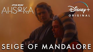 Anakin At The Seige of Mandalore  Star Wars Ahsoka Episode 5  Disney [upl. by Leval]