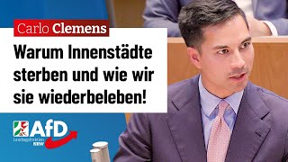 Warum Innenstädte sterben und wie wir sie wiederbeleben – Carlo Clemens AfD [upl. by Xylon798]