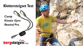 Klettersteigset Test Camp Kinetic Gyro Rewind Pro bergsteigencom [upl. by Naves245]