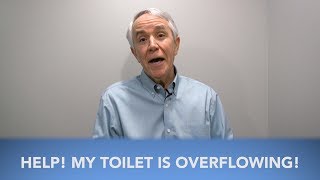 Home and Garden  How to stop an overflowing toilet [upl. by Skipp]