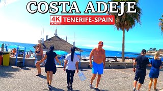 TENERIFE  COSTA ADEJE  Look at the Current Situation ☀️ 4K Walk ● March 2024 [upl. by Nuawd]