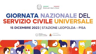 GIORNATA NAZIONALE DEL SERVIZIO CIVILE UNIVERSALE  15 dicembre 2023 [upl. by Fariss486]