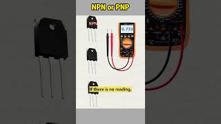 Identifying NPN and PNP Transistors Using a Multimeter howto transistor npn pnp bjt [upl. by Avram]