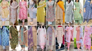 Summer Wear Punjabi Suit Design Ideas 2023  Cotton Punjabi Suit Design [upl. by Pren]