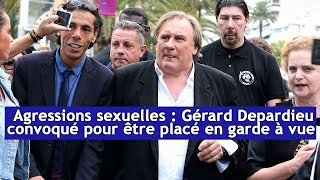 Gérard Depardieu convoqué pour être placé en garde à vue  DRM News Français [upl. by Yadroc458]