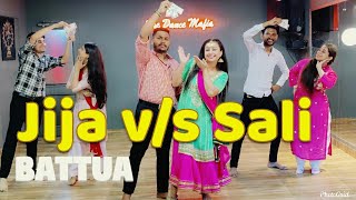 Battua  Jija vs Sali  Wedding choreography  Easy Bhangra  The Dance Mafia [upl. by Basir]