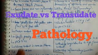 Exudate vs Transudate types of edema fluid Pathology [upl. by Eceined160]