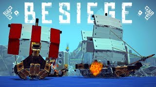 Besiege Multiverse  Epic Pirate Ship Battles amp HighFlying Car Stunts  Besiege Multiplayer [upl. by Asital]