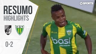 Highlights  Resumo Vitória Guimarães 02 Tondela Allianz CUP  Fase 2 [upl. by Adnarem]