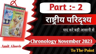 ChronologyNovember2023 Chronologyकरेआसानीसेयाद gkwithamitghorela राष्ट्रीयपरिदृश्य [upl. by Oswell]