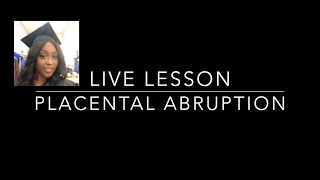 Placental Abruption in Nursing [upl. by Becka]