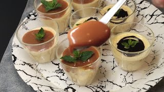 délicieux verrine flan fait maison [upl. by Egon]