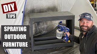 How to Paint Furniture with a Spray Gun [upl. by Tristas]