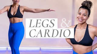 35 MIN Sweaty Leg Cardio Workout  No Equipment  FRESH START series [upl. by Uol]