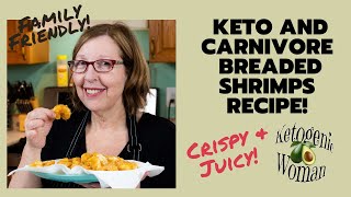 Keto Shrimp Recipe  Carnivore Breaded Shrimps and Sauce Ideas [upl. by Yaffit]