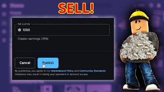 How To Sell Items On Roblox 2024 [upl. by Guild]