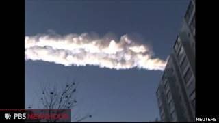 Meteor Blows Out Windows and Injures Hundreds in Siberia [upl. by Aimee]