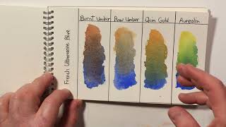 Traditional Watercolor  Mixing Grays  Part 2 [upl. by Alahsal]