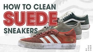 How To Clean Your Suede Sneakers  The BEST Way [upl. by Carlos111]