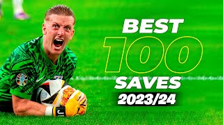 Best 100 Goalkeeper Saves 2024 HD  4 [upl. by Flodnar]