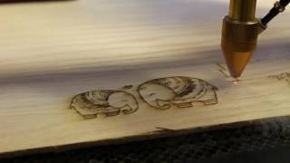 AP Lazer Cuts and Engraves a Wooden Keepsake Box [upl. by Anyat928]