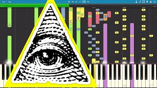 IMPOSSIBLE REMIX  The Illuminati Song  Piano Cover [upl. by Gimble]