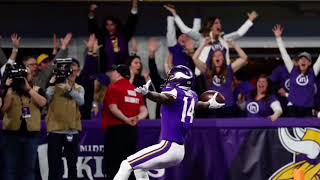 New Orleans vs Minnesota Radio Calls Stefon Diggs Game Winning Touchdown [upl. by Naginnarb322]