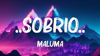 Maluma SobrioLetraLyrics [upl. by Adnarim]